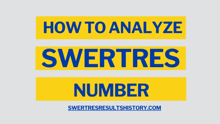 How To Analyze Swertres Number