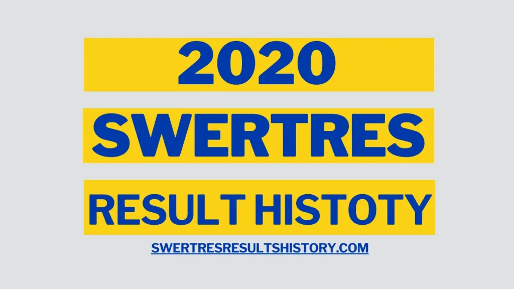 Swertres Result History Summary 2020