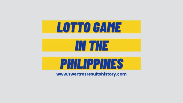 Lotto Game in the Philippines