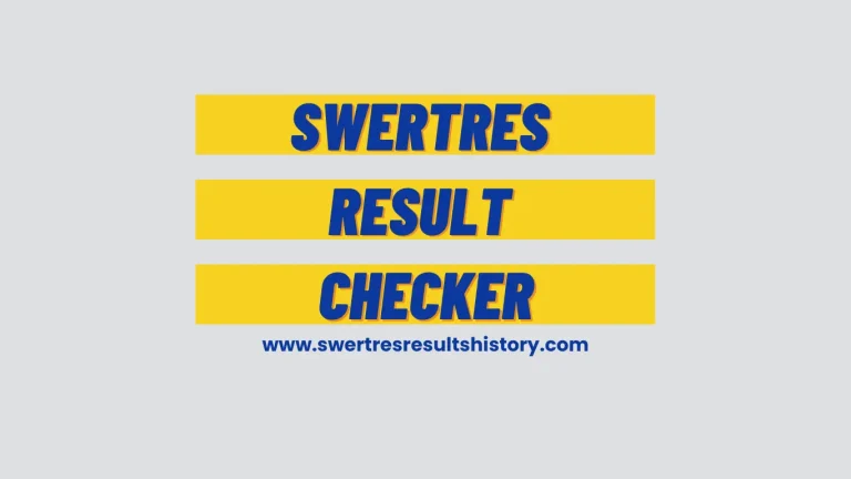 Swertres Result Checker