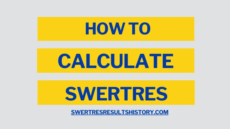 How to Calculate Swertres