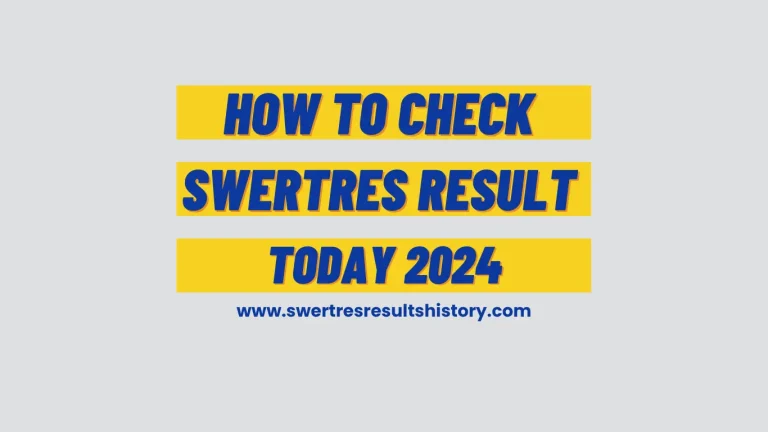 How to Check Swertres Result Today 2024