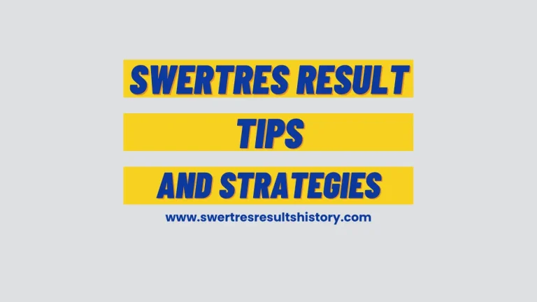 Swertres Result Today: Tips and Strategies