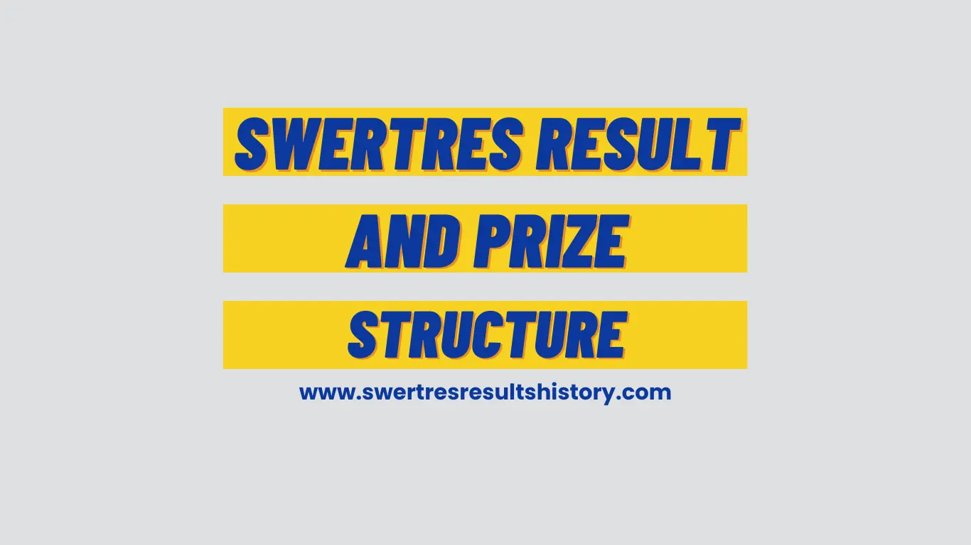 Swertres Result and Prize Structure